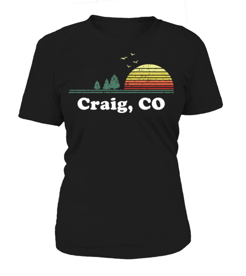 Vintage Craig Colorado Home Souvenir Print Women's T-Shirt