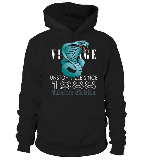 1988 Vintage Snake 35 Years Limited Edition Hoodie Unisex
