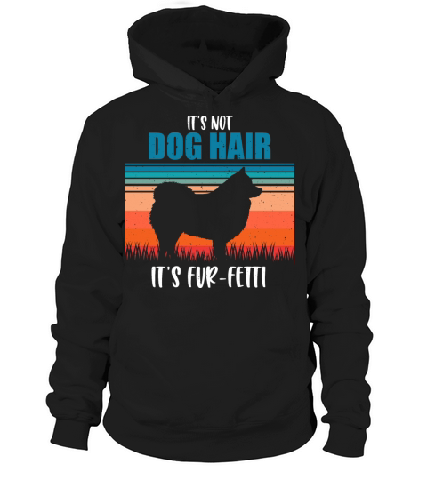 Its Not Dog Hair Its Fur-Fetti Finnish Lapphund Hoodie Unisex