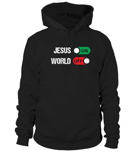 Jesus On World Off Christian God Faith Bible Hoodie Unisex