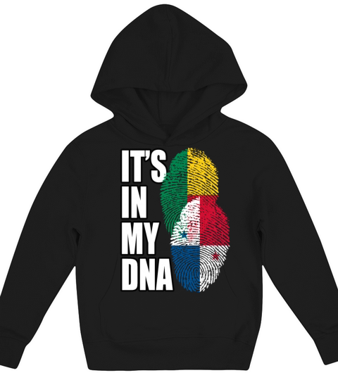 Beninese And Panamanian Mix Heritage DNA Flag Kids Hoodie