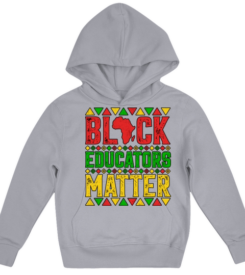 Black Educators Matter Black History Month Teacher Kids Hoodie