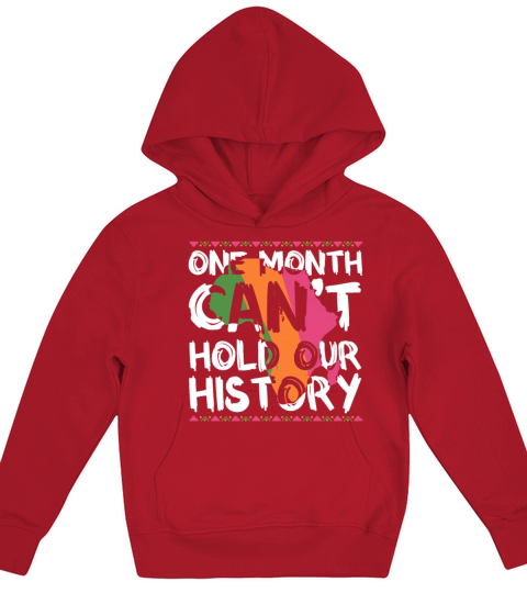 Black History Month USA Afro America African Kids Hoodie