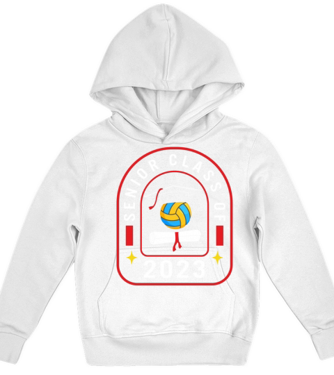 Class Of 2023 Volleyball Archery Graduation Gift Kids Hoodie
