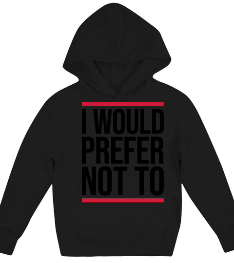 I prefer not to Kids Hoodie