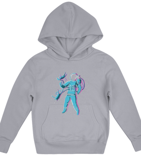 Intergalactic Cat Fancy Enthusiast Kids Hoodie
