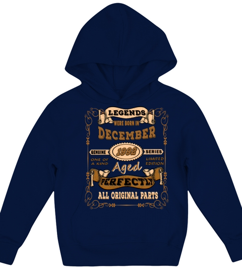 legends were born in december Kids Hoodie