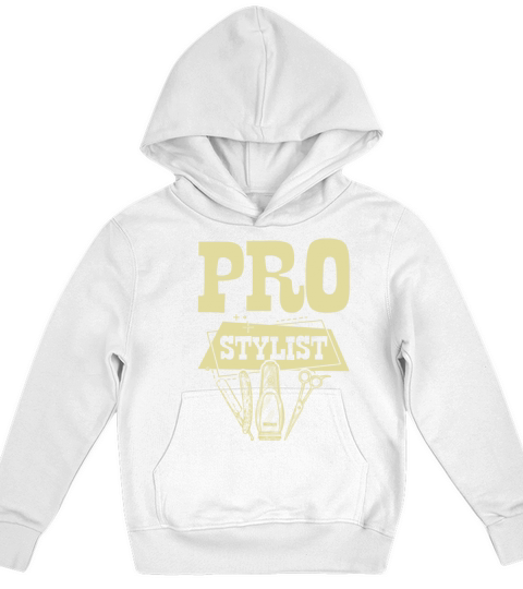 pro stylist saying Kids Hoodie