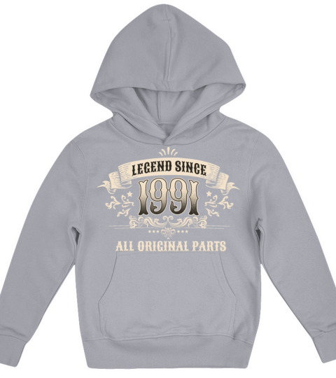 Retro Vintage Birthday Legend Since 1991 Kids Hoodie