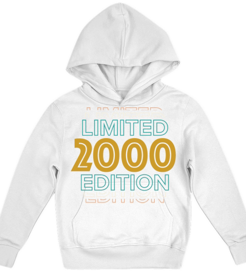 Retro Vintage Limited Edition 2000 Kids Hoodie