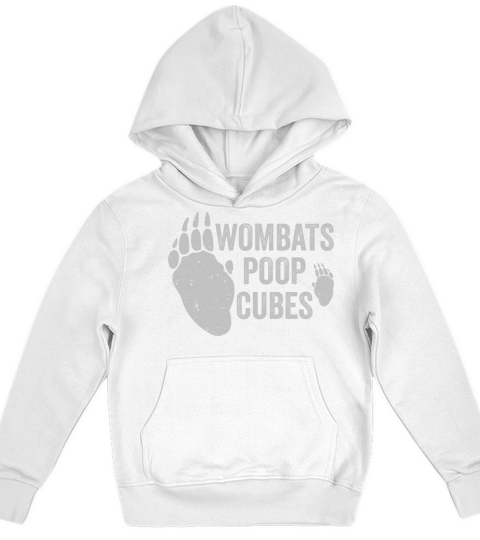 Wombats Poop Cubes For A Wombats Lover Kids Hoodie