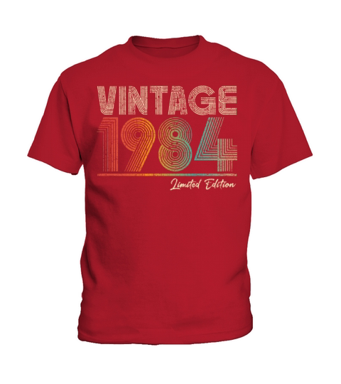 39 Years Old Vintage 1984 39th Birthday Gifts Kids T-Shirt