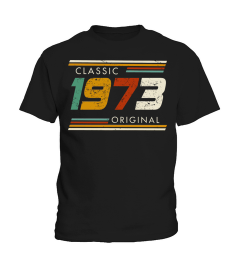 Classic 1973 Original Vintage 49th Birthday Kids T-Shirt