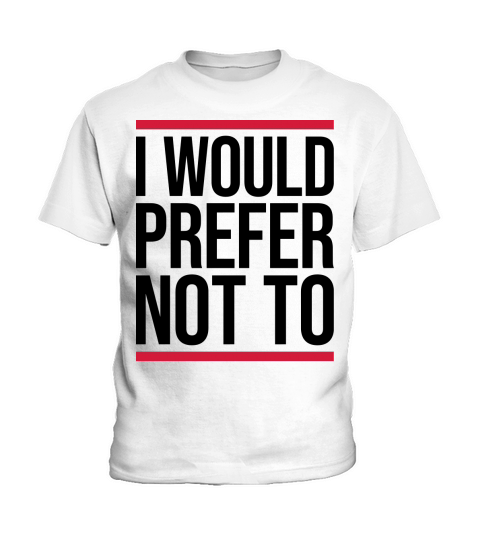 I prefer not to Kids T-Shirt