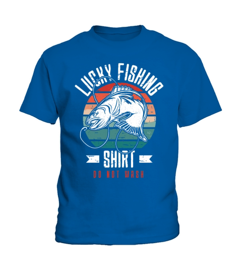 Lucky Fishing Shirt for Fish Hunter and Fisherman Kids T-Shirt
