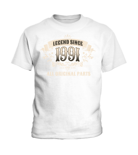Retro Vintage Birthday Legend Since 1991 Kids T-Shirt
