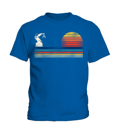 Robot Robotics Engineer Retro Kids T-Shirt