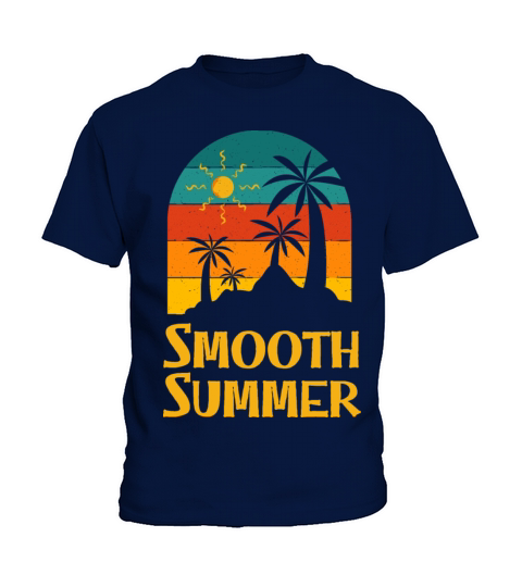 Smooth Vacation Summer Trip Ocean Sayings Funny Kids T-Shirt