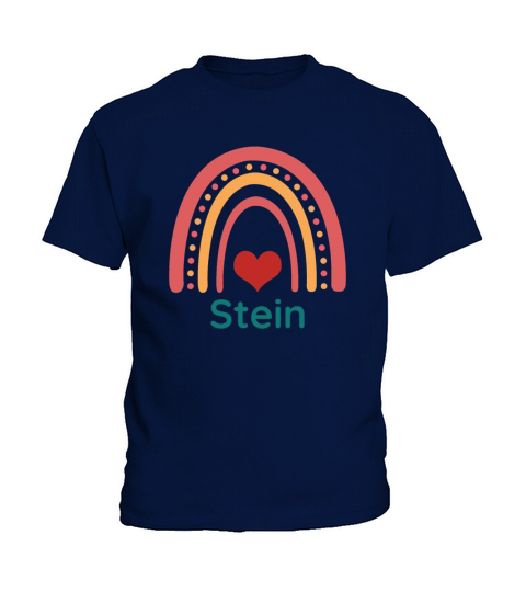 Stein Vintage Boho Rainbow Kids T-Shirt