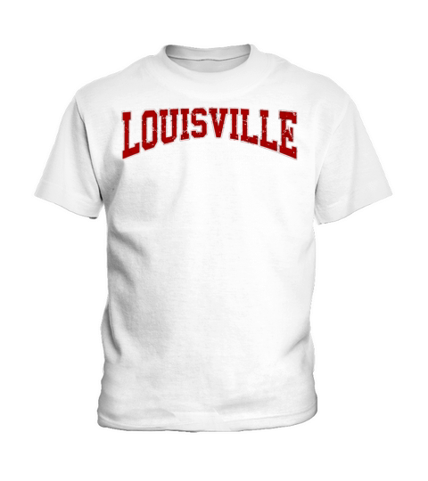 Vintage Louisville Retro Weathered Classic Kids T-Shirt