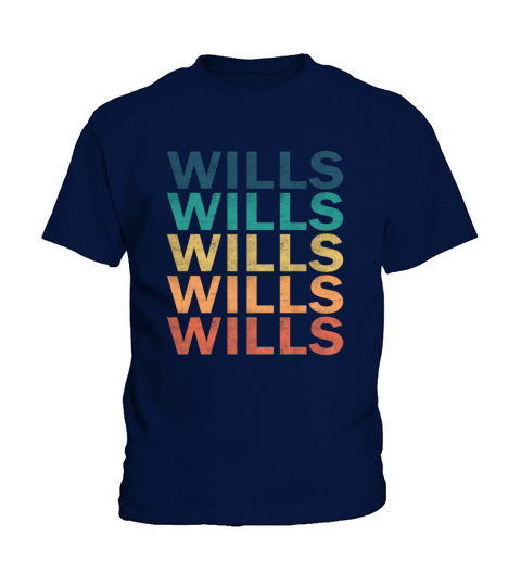 Wills Name T Shirt - Wills Vintage Retro Name Gift Kids T-Shirt