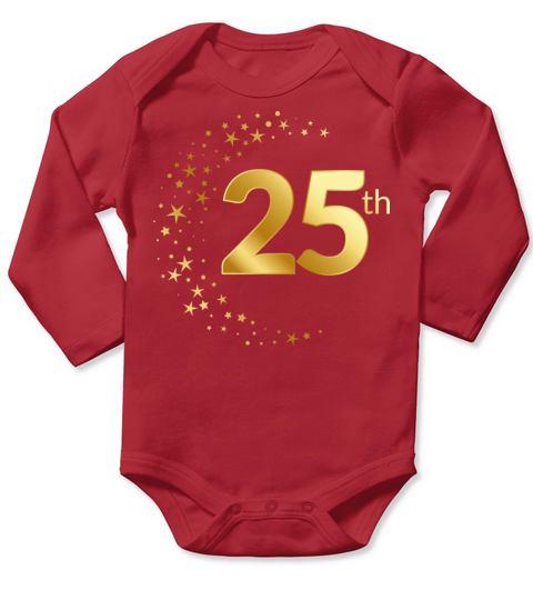 Anniversary Birthday day of honor gift Legends 25 Long Sleeve Baby One-Piece