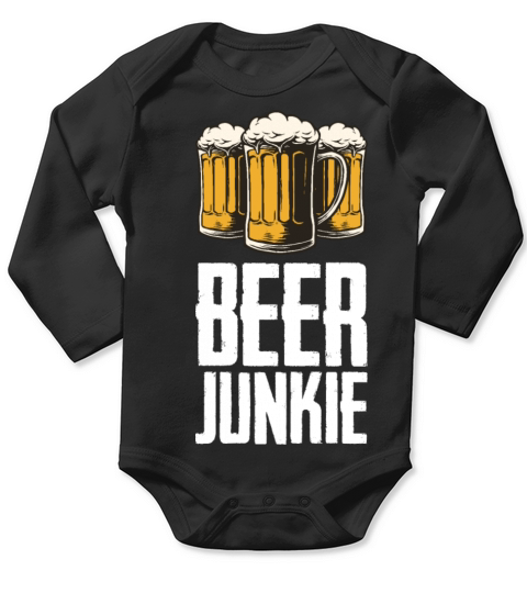 Beer Alcohol Gift Long Sleeve Baby One-Piece