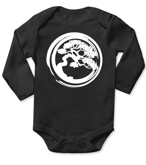 Bonsai Tree Circle Long Sleeve Baby One-Piece