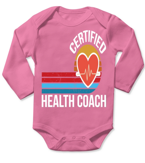 Certified Health Coach Long Sleeve Baby One-Piece