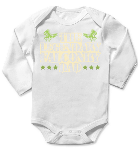 falconry papa saying Long Sleeve Baby One-Piece