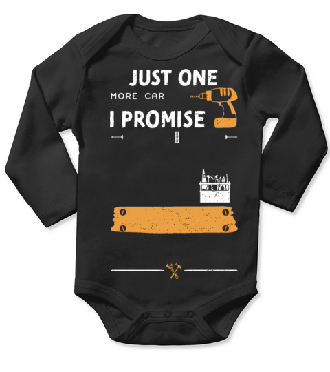 Just One More Car I Promise Long Sleeve Baby One-Piece