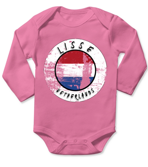 Lisse Netherlands Vintage Long Sleeve Baby One-Piece