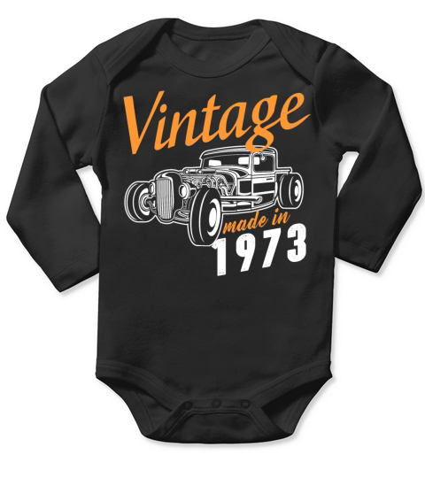 Vintage made in 1973 Long Sleeve Baby One-Piece