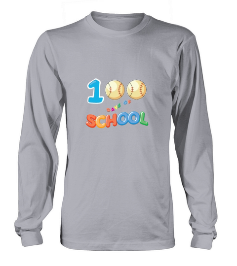 100 Days Of School Long sleeved Unisex