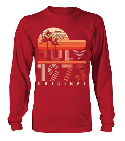 1973 July Vintage Long sleeved Unisex