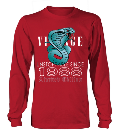 1988 Vintage Snake 35 Years Limited Edition Long sleeved Unisex