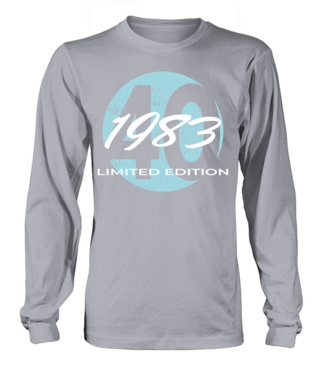 40th birthday men women 40 years 1983 vintage Long sleeved Unisex