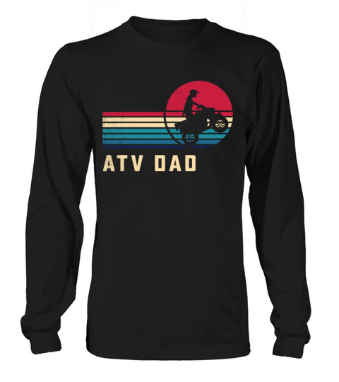all terrain vehicles DAD aesthetic vintage art ret Long sleeved Unisex