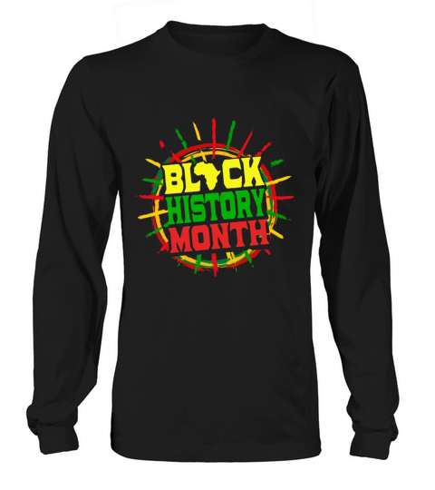 Black History Month Long sleeved Unisex