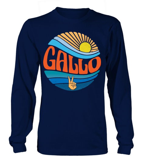 Gallo Shirt Vintage Sunset Gallo Groovy Tie Dye Long sleeved Unisex