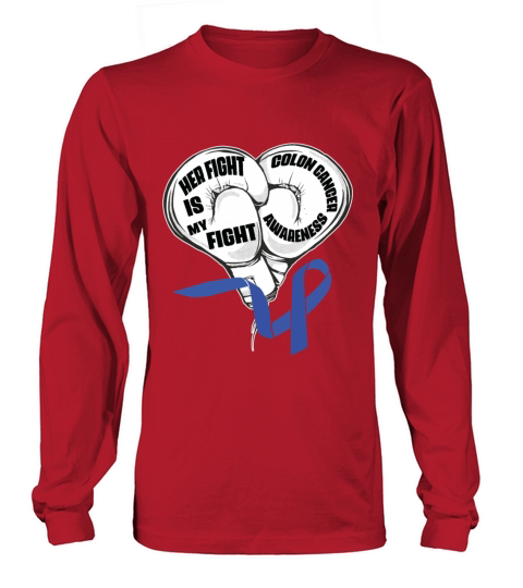 I Wear Blue Colon Cancer Awareness Survivor Long sleeved Unisex