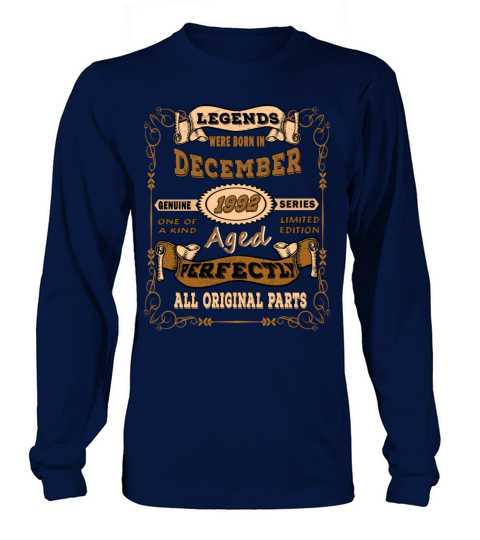 legends were born in december Long sleeved Unisex