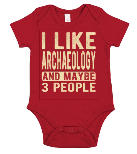Archaeology Saying Short Sleeve Baby One-Piece