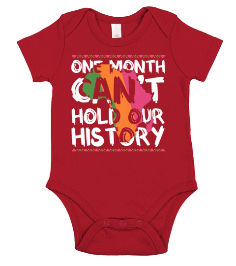 Black History Month USA Afro America African Short Sleeve Baby One-Piece