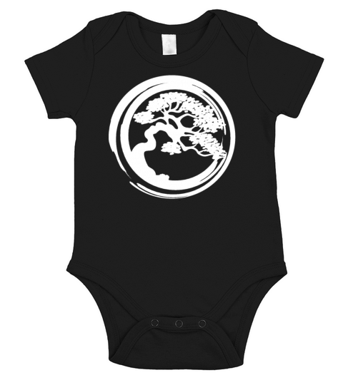 Bonsai Tree Circle Short Sleeve Baby One-Piece