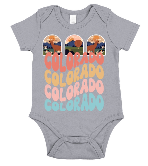 Colorado Short Sleeve Baby One-Piece