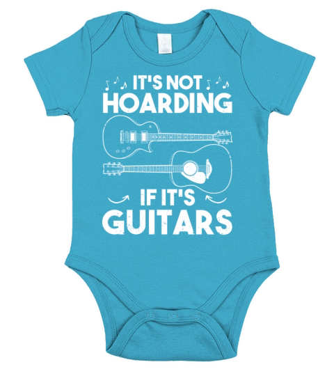 Cool Electric Guitar Design For Guitar Lover Short Sleeve Baby One-Piece