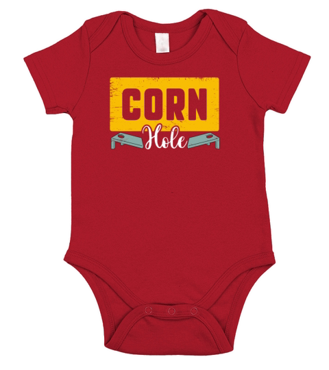Cornhole Short Sleeve Baby One-Piece