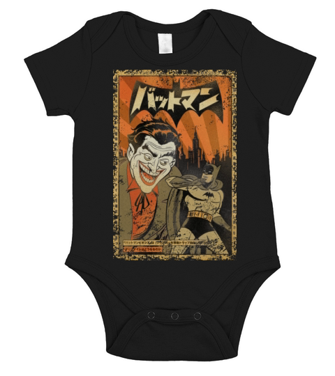 DC Comics Originals Batman The Joker Japanese Short Sleeve Baby One-Piece
