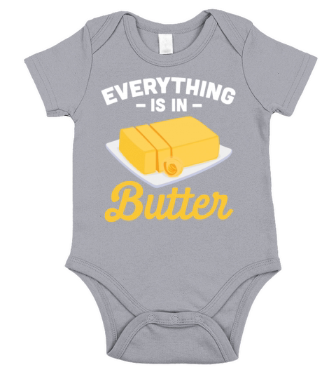 Everything Is In Butter Germany Short Sleeve Baby One-Piece